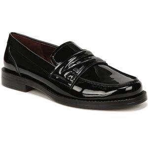 Franco Sarto Women's Black Faux Leather Loafers